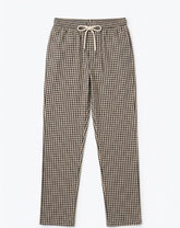 BEIGE GIGHAM PANTS