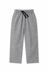 BLACK GIGHAM PANTS