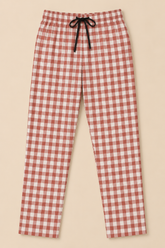 Brown Checks Pants