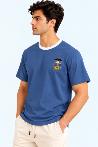 Banana Club Tee- Slate Blue