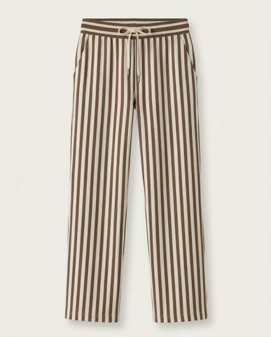 Signature French Trouser - Brown White
