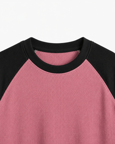 American Sleeves Tee - Pink Black