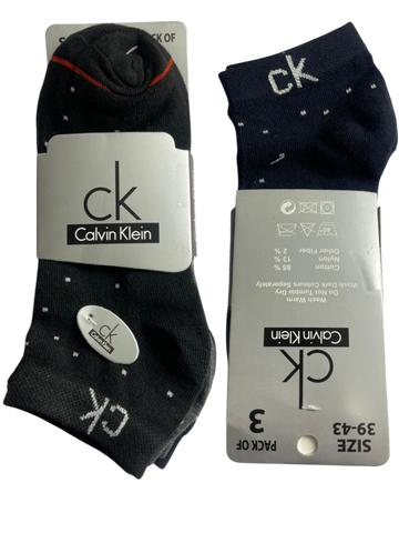 LFT 3036 KC DOTTED ANKLE SOCKS PACK OF 3