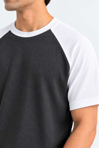 American Sleeves Tee - Grey White