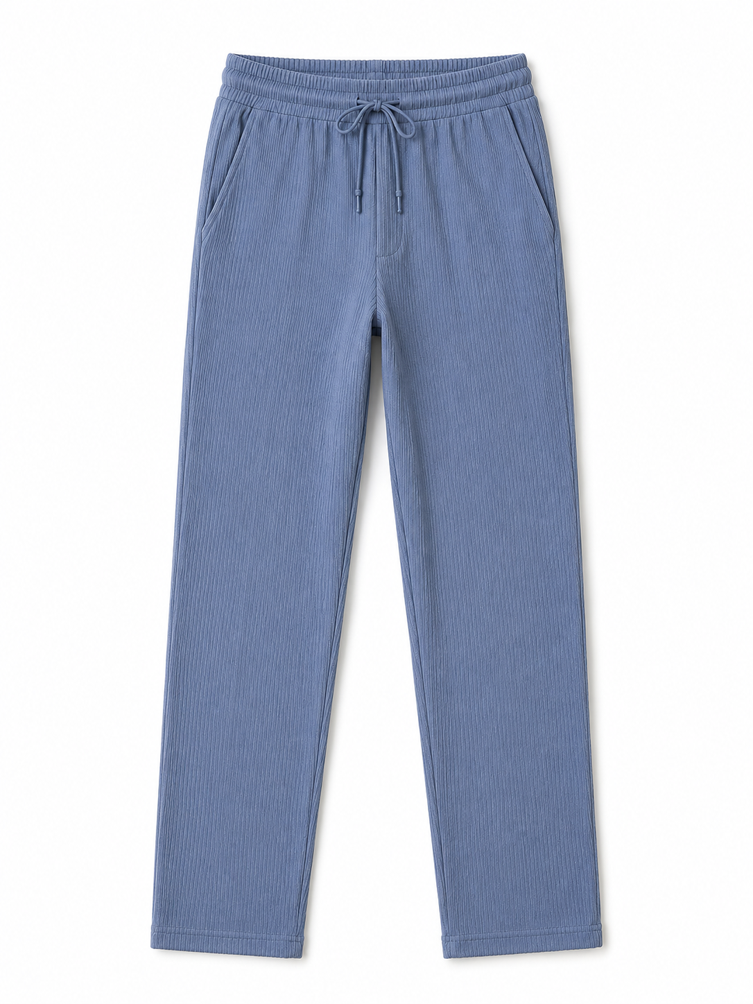 Executive Textured Smart Trouser-Blueish Grey