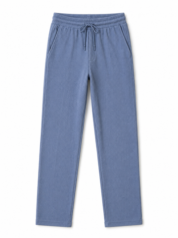 Executive Textured Smart Trouser-Blueish Grey