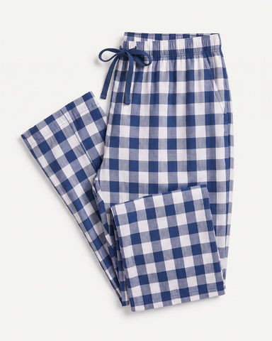 Luxe Trouser - Blue Check