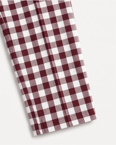 Luxe Trouser - Choc Check