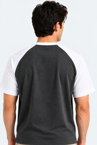 American Sleeves Tee - Grey White