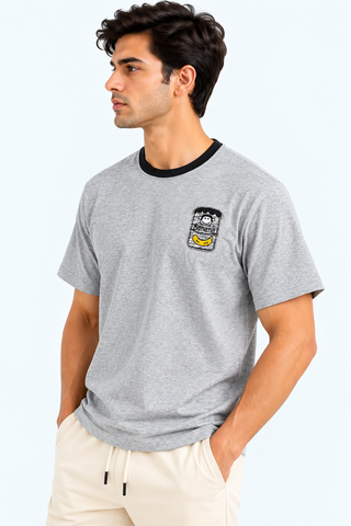 Banana Club Tee- Heather Grey