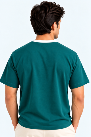 Banana Club Tee- Teal Green