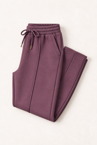Relax Pro French Trouser-Dusty Plum