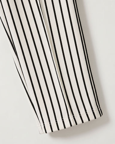 Signature French Trouser - Black White