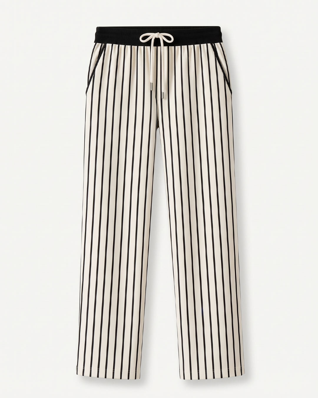 Signature French Trouser - Black White