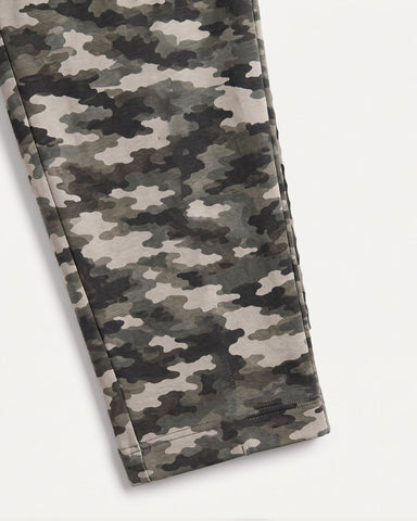 Signature Fleece Trouser - Camo Green
