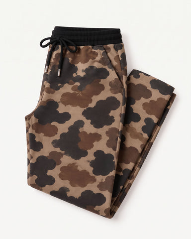 Signature Fleece Trouser - Camo Brown