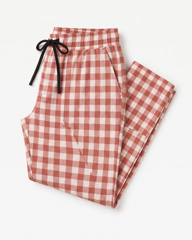 Luxe Trouser - Brown Check