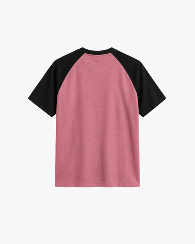American Sleeves Tee - Pink Black