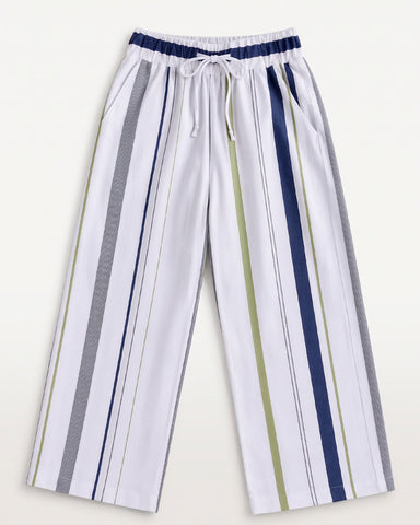 Luxe Trouser - Coastal Stripes