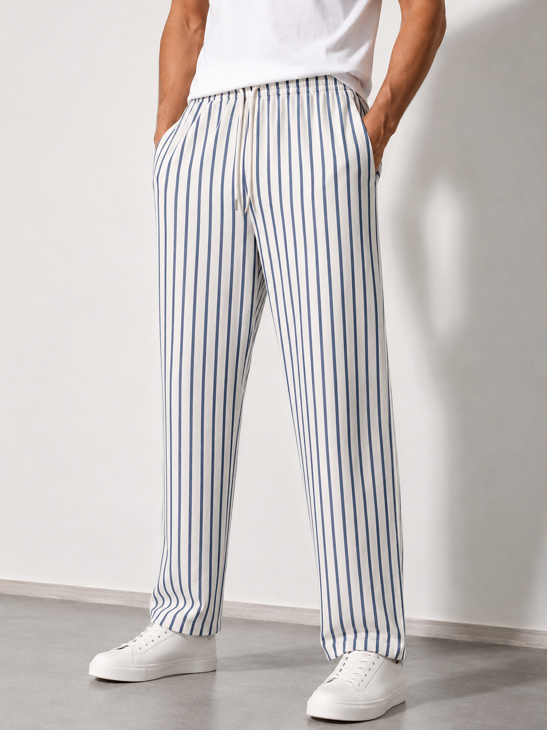 Executive Relax Pro-Blue Stripes Trouser