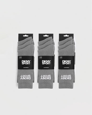 WR 5002 KD Grey Crew Socks Pack Of 3
