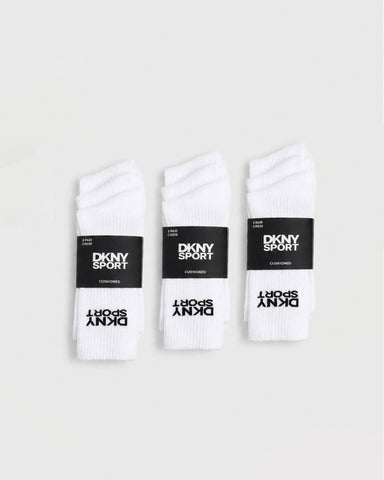 WR 5004 KD White Crew Socks Pack OF 3
