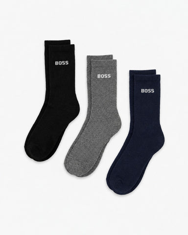 WR 5010 OB Plain Crew Socks Pack OF 3