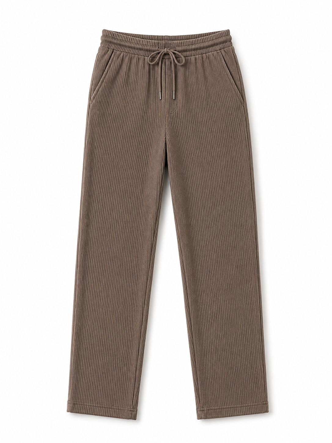 Executive Textured Smart-Brown Trouser