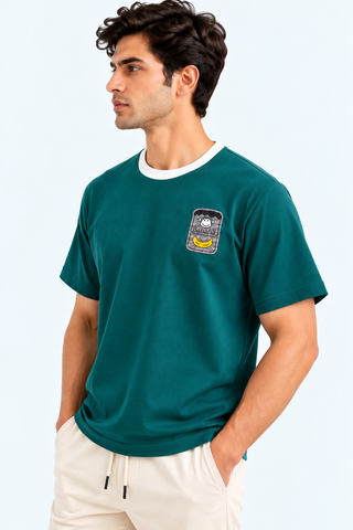 Banana Club Tee- Teal Green