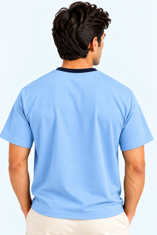 Banana Club Tee- Light Blue