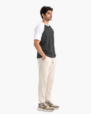 American Sleeves Tee - Grey White