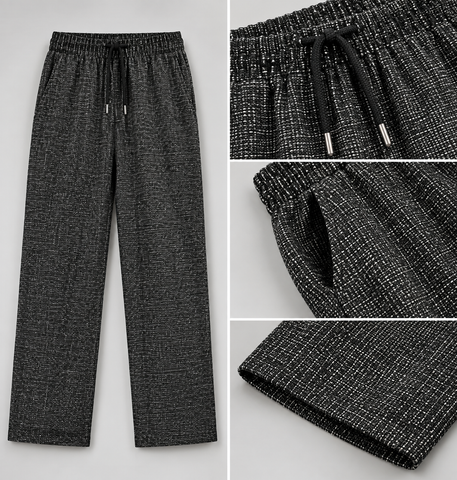 Executive Relax Pro-Heathery Knit Trouser