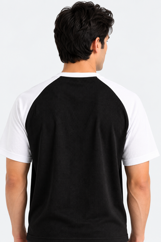 American Sleeves Tee - Black White