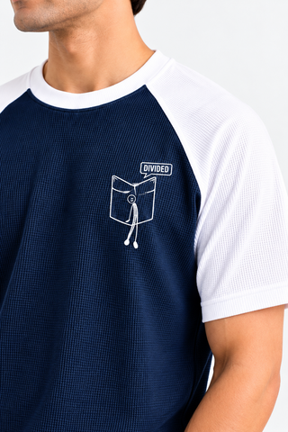 American Sleeves Tee - Navy White