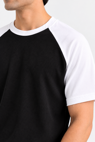 American Sleeves Tee - Black White