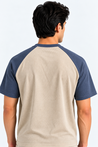 American Sleeves Tee - Coffee Blue