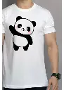 WEARROZ BLUSHY PANDA ROUND NECK PRINTED TSHIRT FOR MEN AND WOMEN